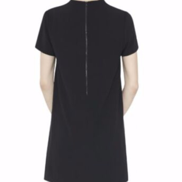 NWT $265 Alice + Olivia Black Seamed V-Neck Boxy Dress in size XS! - Picture 4 of 8
